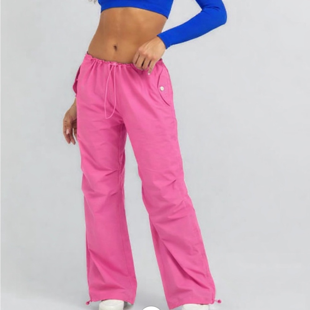 Vibrant Pink Track Pants